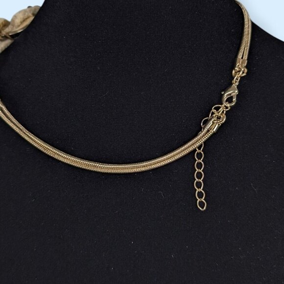 (2/$20) Woven Chain & Cord Necklace - Picture 4 of 5